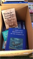 Box Lot Books inc Shipwrecks etc