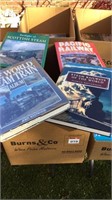 Box Lot Books inc Steam and Railway