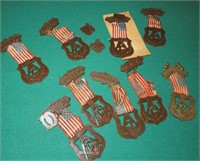 Masonic JR Quam Flag Pins