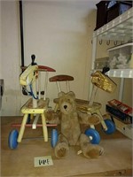 Playskool Giraffe Riders and Teddy Bear