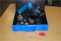 Makita Electric Drill with wire wheels