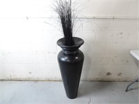 39" Plastic Vase with Twigs