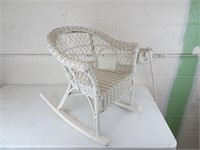 Wicker Children's Rocking Chair