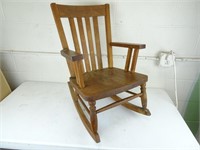 Children's Wooden Rocking Chair