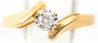 Jewelry 14kt Yellow Gold Diamond Wedding Ring