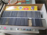 1980's Baseball Cards In Plastic Sleeves