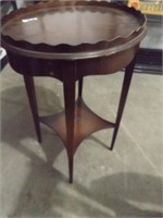 SMALL WOODEN PLANT TABLE