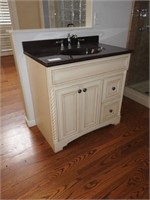 VANITY CABINET W/COUNTER AND FAUCET