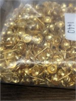 Gold plated earring post. 6 mm deep cup. 1440 piec