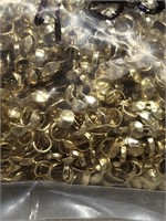 Gold plated clamshell bead Tips. 7200 pieces