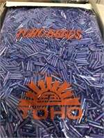 Toho 12 mm bugle beads. Blue. -  Four 1/2 kg one b