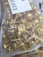 Gold plated earring post. 6 mm cup. 1440 pieces