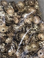 Gold plated 8 mm bead caps. 1000 pieces