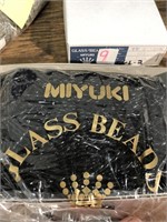 Miyuki 30 mm twisted bugle beads. Opaque black 2