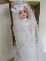 Beautiful porcelain wedding doll
