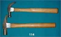 Pair of MAYDOLE claw hammers
