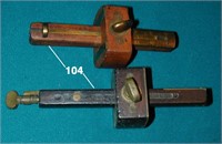 Pair of marking and mortise gages