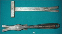 2 ARM & HAMMER SODA crating hammers
