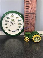 John Deere tractor clock & wall clock