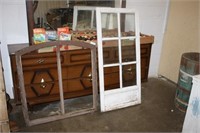2 Vintage Window Frames
