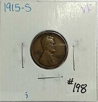 1915-S  Lincoln Cent  VF