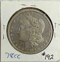 1878-CC  Morgan Dollar  G