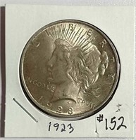 1923  Peace Dollar  XF