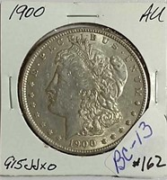 1900  Morgan Dollar  AU
