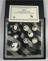 2012  US. Mint Limited Edition Silver Proof set