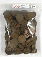 Bag of 300  Lincoln "Wheat" Cents