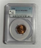 1944  Lincoln Cent  PCGS MS-65 Red