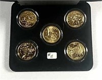 2002  State Quarters set   24 Kt Gold Plated