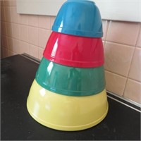 Vintage Pyrex Solid Color Mixing Bowls