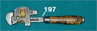 Keen Kutter 6" screw-adjust Stillson-type pipe wre