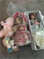 Dolls & Stuffed Bear