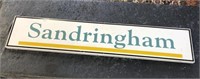 "SANDRINGHAM" STATION SIGN