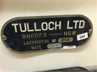 V.R. TULLOCH LTD RHODES NSW LOCO NO. 014