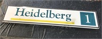 "HEIDELBERG" STATION SIGN