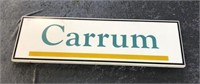 "CARRUM" STATION SIGN