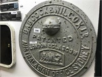 BABCOCK & WILCOX BUILDERS PLATE OFF A