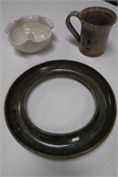 3 Pieces Pottery - Cagle / Maham