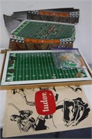 Vintage Football Game w/ Tudor Shopping Bag