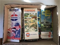 Lot of early road maps and early 1970s Walt