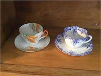 Pair of Shelley Cup and Saucer’s. Good condition.