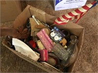 Large box lot of miscellaneous bric-a-brac and