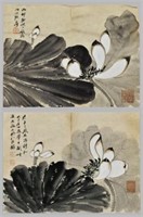 ZHANG DA QIAN(1899-1983), INK AND COLOR ON PAPER