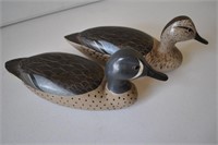 2 Charles Moore Hand Crafted Duck Decoys
