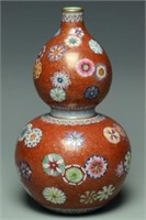 A QING DYNASTY VASE QIANLONG MARK AND PERIOD