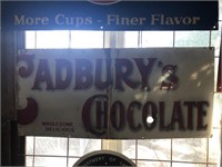 "CADBURY'S CHOCOLATE" ENAMEL SIGN