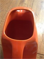 Red Fiesta Ware water pitcher